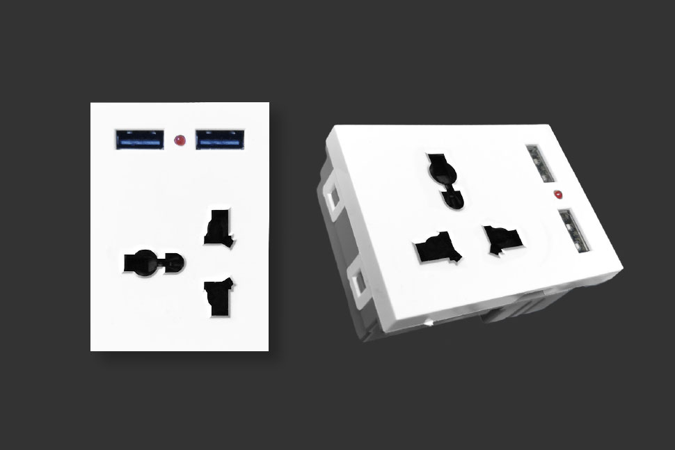 UNIVERSAL SOCKET + USB